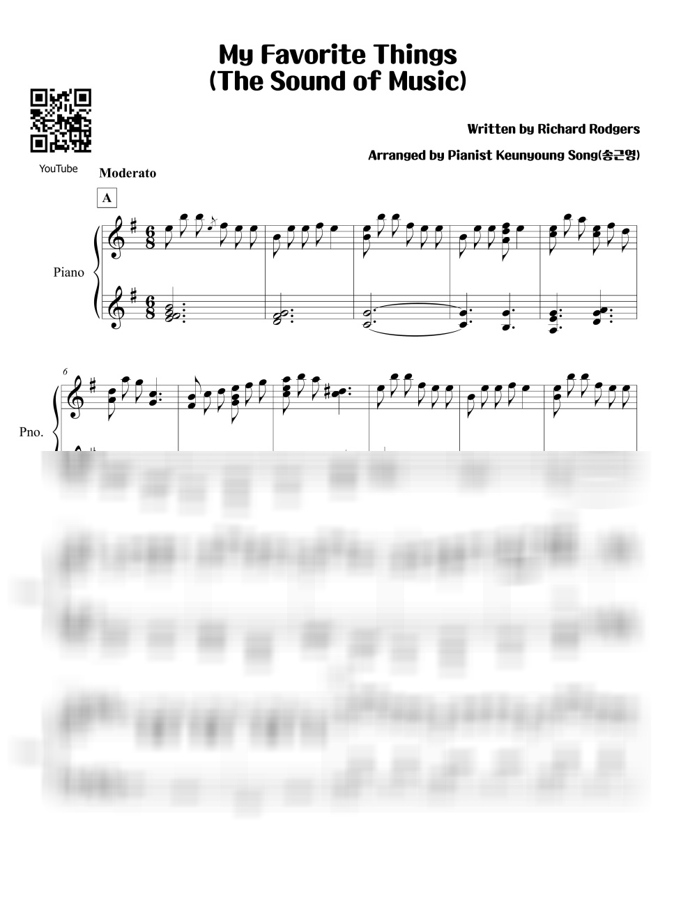 My Favorite Things - Richard Rodgers, Oscar Hammerstein II · 사운드 오브 뮤직 OST by 피아니스트 송근영 Pianist Keunyoung Song-0