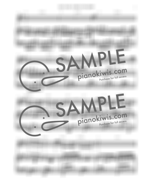Wonderful Peace 'Hymn 412' / 3-Staff Score - Hymns by na_piano-2