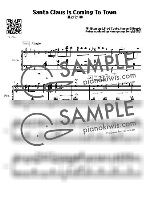 Santa Claus Is Coming To Town - John Frederick Coots · Carol by 피아니스트 송근영 Pianist Keunyoung Song-0