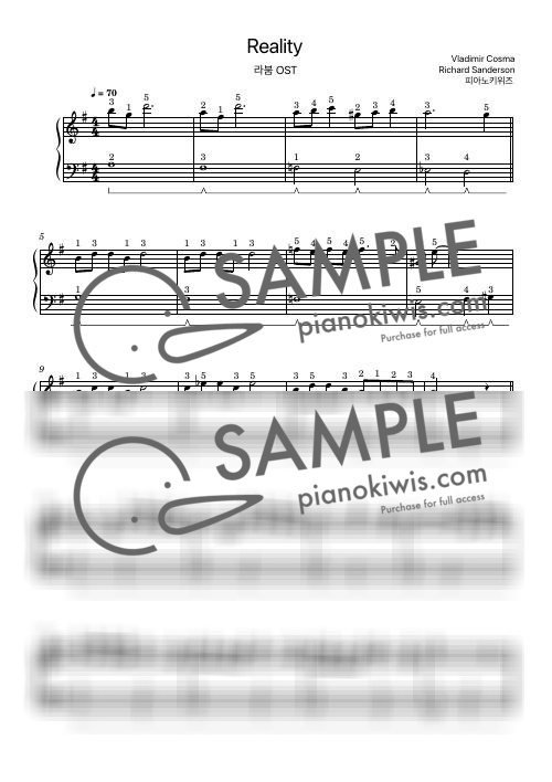 Reality / Beginner - Richard Sanderson ยท La Boum OST by PianoKiwis-0