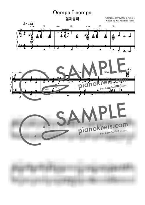 Oompa Loompa / Advanced - Timothée Chalamet · Wonka OST by My Favorite Piano-0