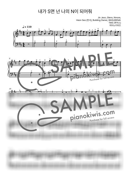 If I'm S, Can You Be My N? / Basic - TWS by PianoKiwis-0