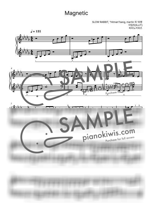 Magnetic / 中級 - ILLIT by PianoKiwis-0