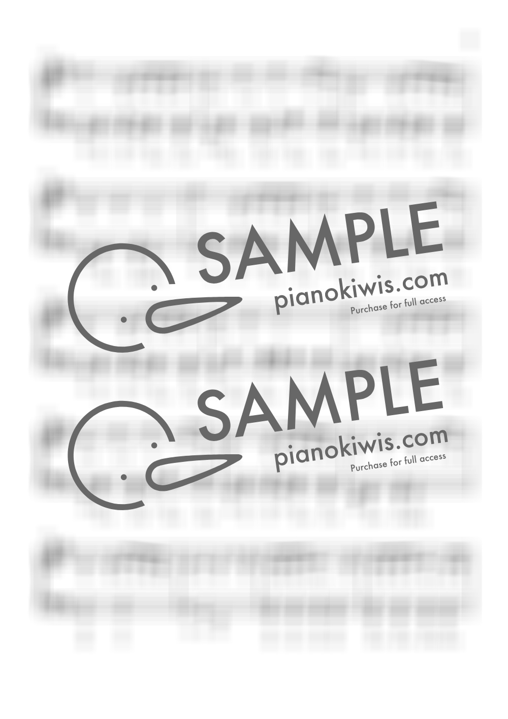 Kawaikute gomen / Note-Name Sheet Music - HoneyWorks by doubleupiano-2