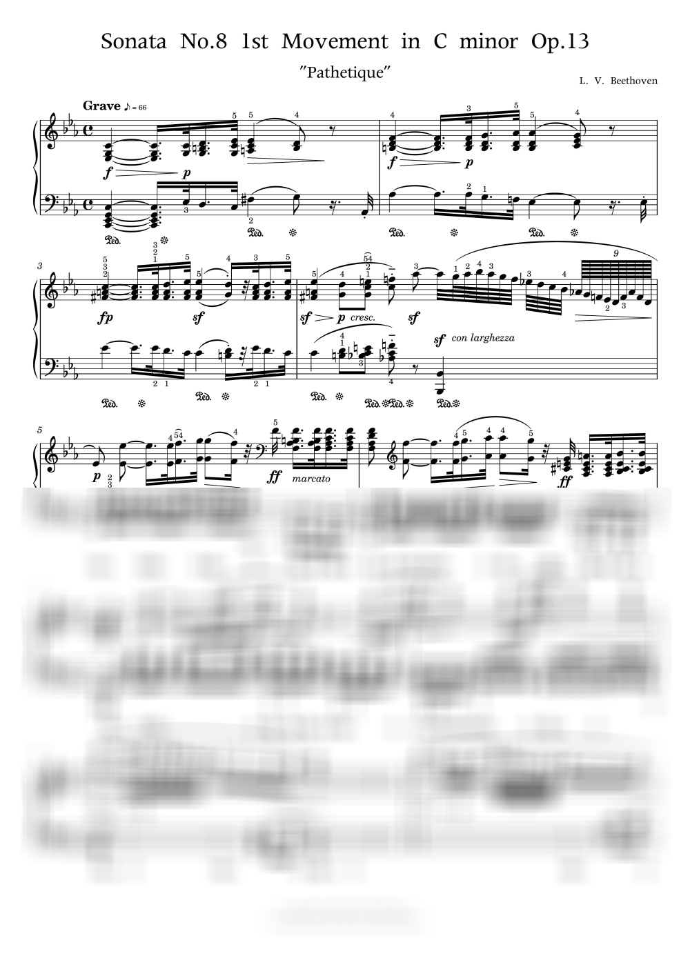 Piano Sonata No.8 'Pathetique' / 1st Mov. - L. V. Beethoven by PianoKiwis-0