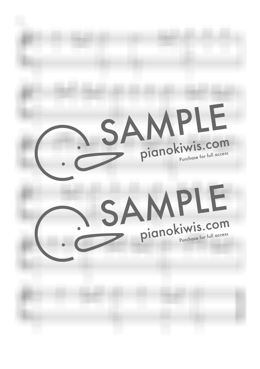 언제나 몇 번이라도 (いつも何度でも) / 아주 쉬운악보 - 기무라 유미 · 센과 치히로의 행방불명 OST by 더블유피아노doubleupiano-1