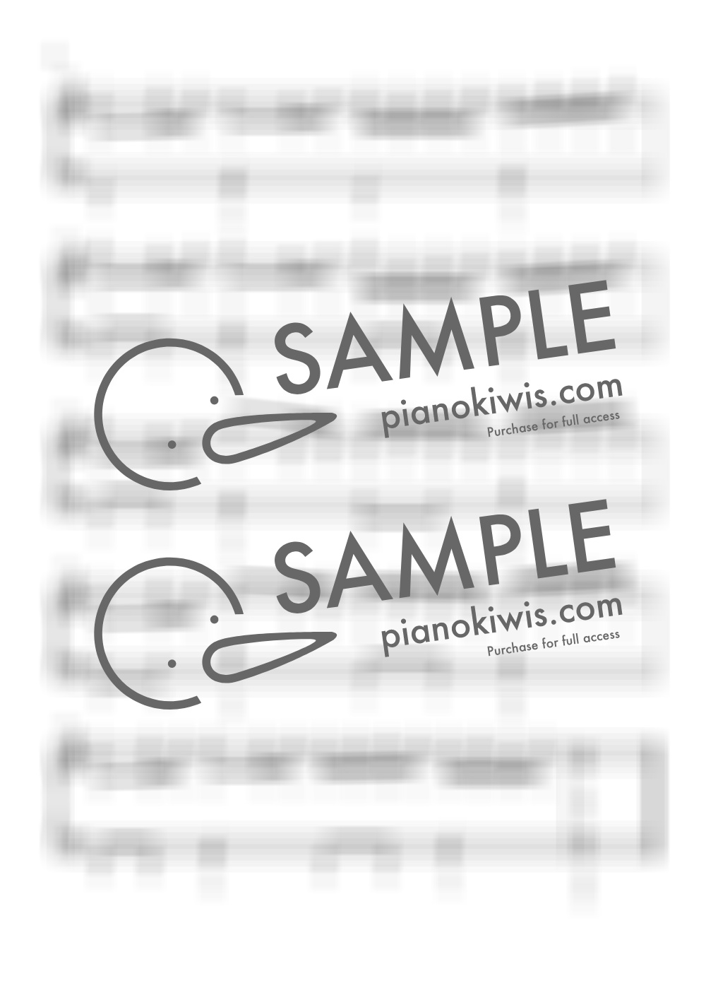 Canon and Gigue in D major / 계이름 악보 - J. Pachelbel by 더블유피아노doubleupiano-3