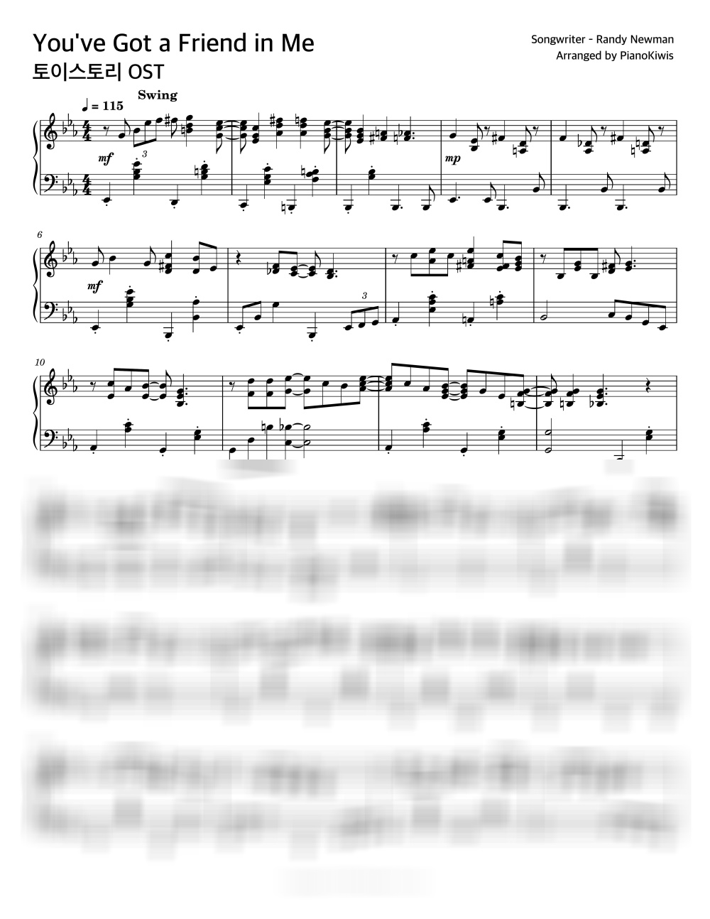 You've Got a Friend in Me - Randy Newman · トイ・スローリー OST by PianoKiwis-0