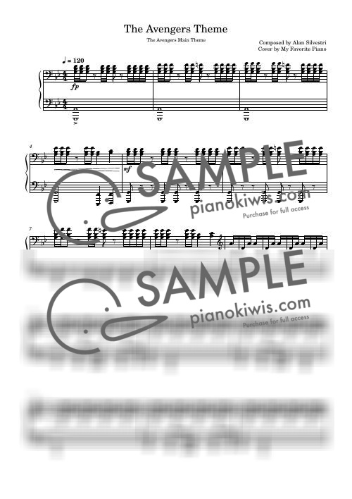 The Avengers / Intermediate - Alan Silvestri ยท The Avengers OST by My Favorite Piano-0