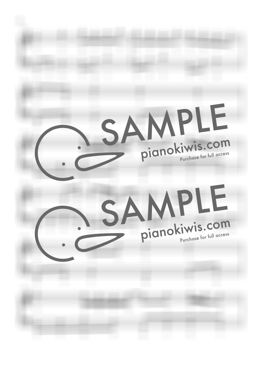 Canon and Gigue in D major / 계이름 악보 - J. Pachelbel by 더블유피아노doubleupiano-1
