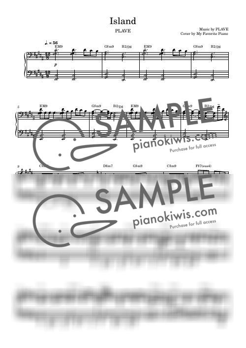 Island / Advanced - PLAVE by My Favorite Piano-0