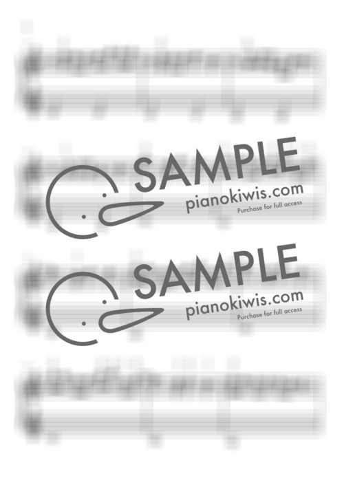 Score > Zoo / 쉬운 난이도 - Shakira · Zootopia 2 OST by Add Piano | PianoKiwis