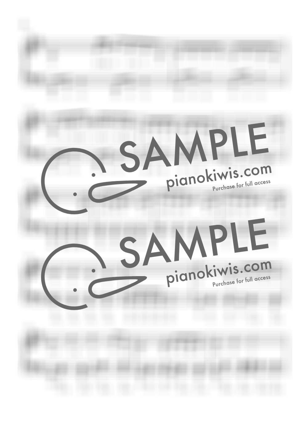 Kawaikute gomen / Note-Name Sheet Music - HoneyWorks by doubleupiano-1