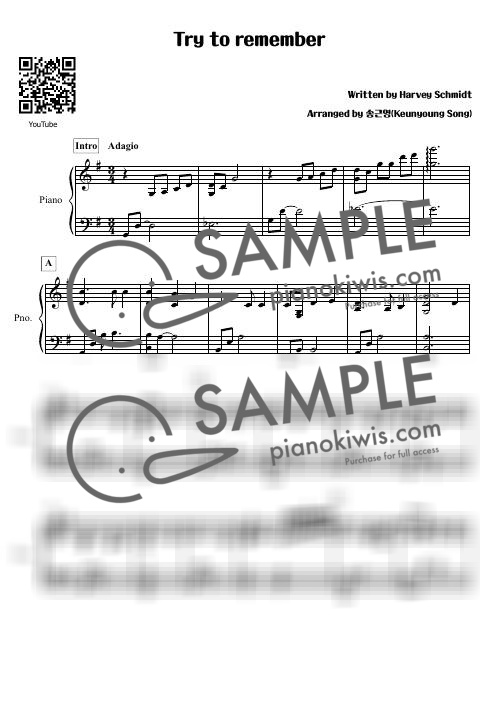 Try to remember - Harvey Schmidt by 피아니스트 송근영 Pianist Keunyoung Song-0